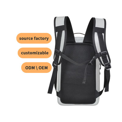 Mochila à prova d'água TPU personalizada 25l cor cinza claro para atividades ao ar livre
