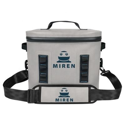 14L Quadrado Soft Cooler, Leve Cooler Mochila Resistente à Água
