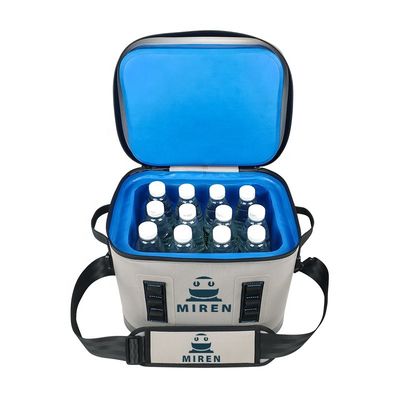 14L Quadrado Soft Cooler, Leve Cooler Mochila Resistente à Água