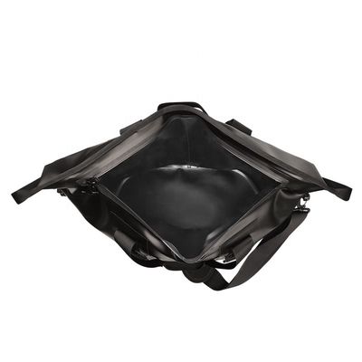Saco refrigerador de almoço preto OEM, refrigerador isolado de lado macio para acampamento ao ar livre