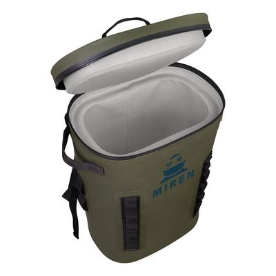 Mochila de refrigerador macio de 20 litros, mochila térmica à prova de vazamento para OEM de alimentos