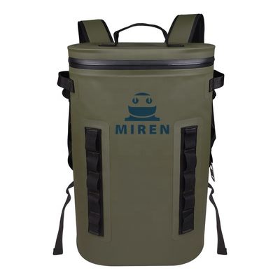 Mochila de refrigerador macio de 20 litros, mochila térmica à prova de vazamento para OEM de alimentos