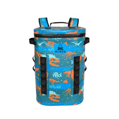 Mochila térmica de camuflagem personalizada com 29 latas para piquenique de acampamento