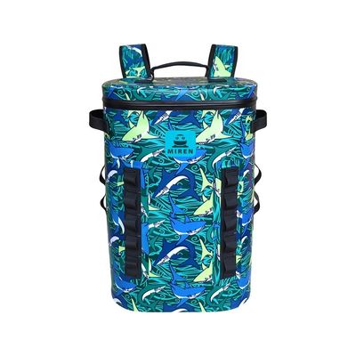 Saco refrigerador de piquenique macio com padrão de camuflagem TPU Material 29 latas capacidade para acampamento