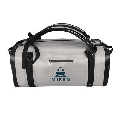 840D TPU Water Resistant Duffel Bag 50L Para Aventuras ao Ar Livre OEM