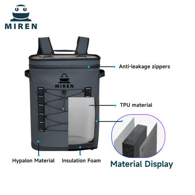 36 Capacidade Cooler suave Mochila impermeável Mochila isolada Cooler com costuras à prova de vazamento